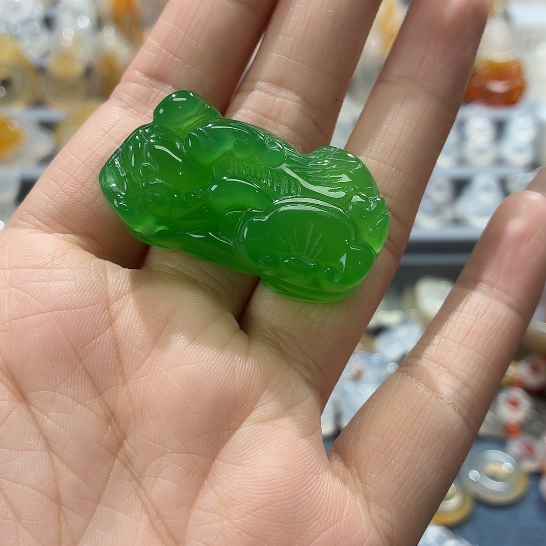 玛瑙/玉髓未镶嵌吊坠(不含链)