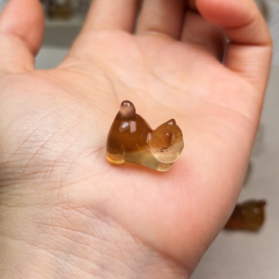 逗***猫玛瑙/玉髓合金颈饰
