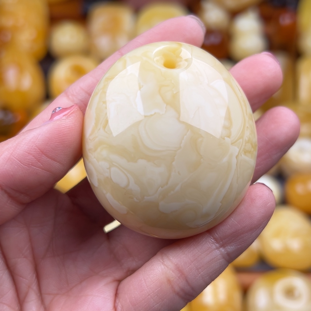 琥珀裸石未镶嵌纯天然琥珀蜜蜡无优化