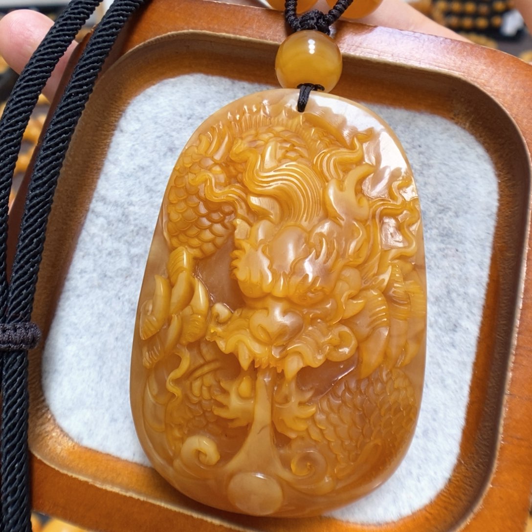蜜蜡颈饰未镶嵌蜜蜡