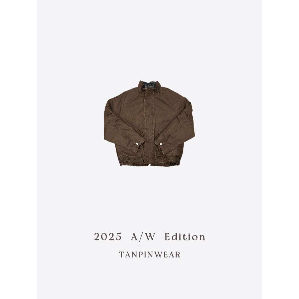  【TANPIN】25A/W 14oz重工洗水防风牛仔羽绒夹克