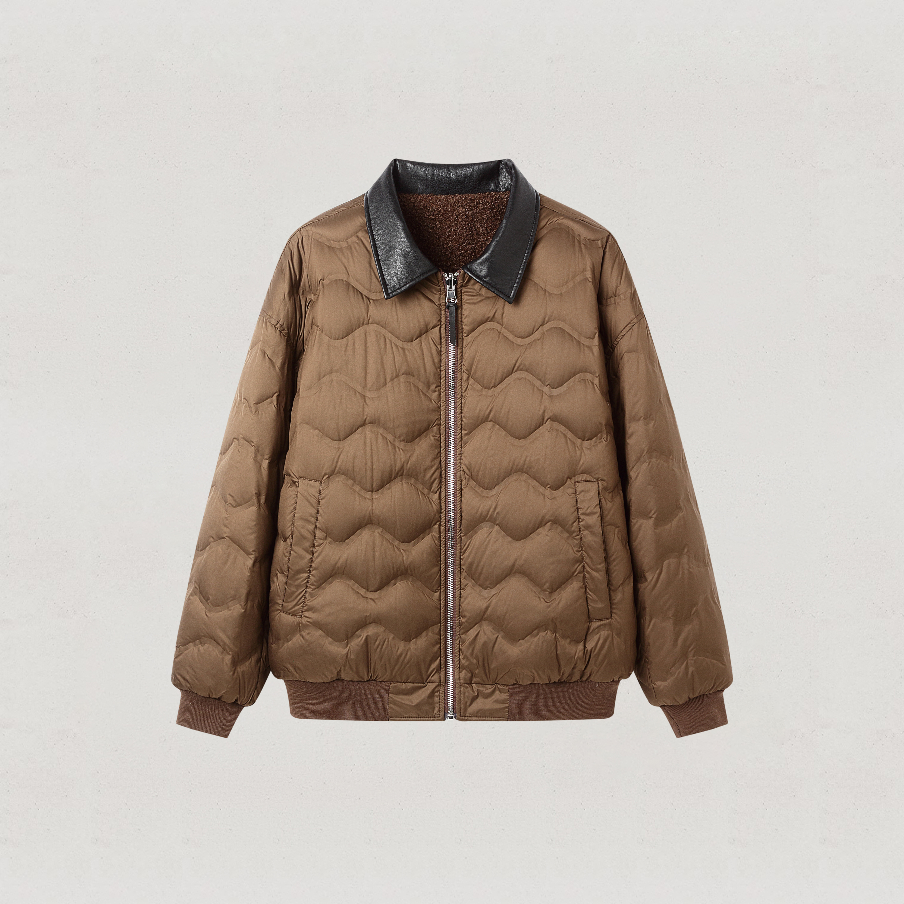 厚款常规款男装优等品时尚都市拼接轻薄秋冬