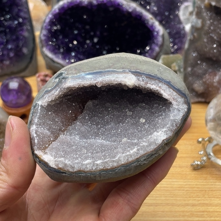 紫晶钱袋子未镶嵌