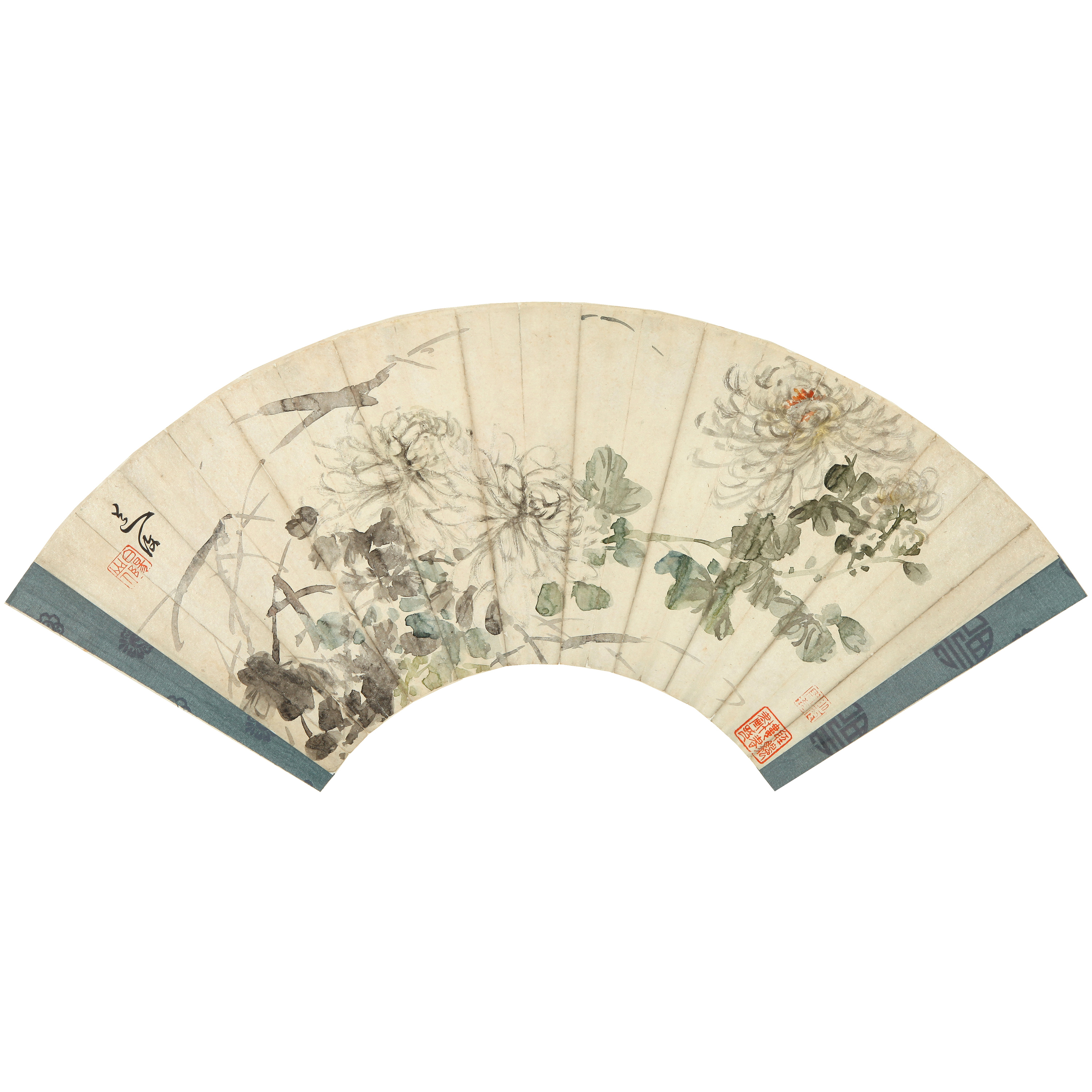 18628、陈淳（明）（款） 秋菊【宣德186拍卖】