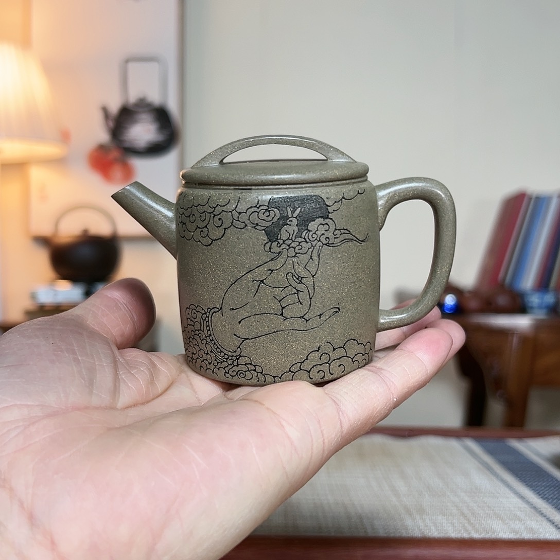 紫砂茶壶青段高汉瓦