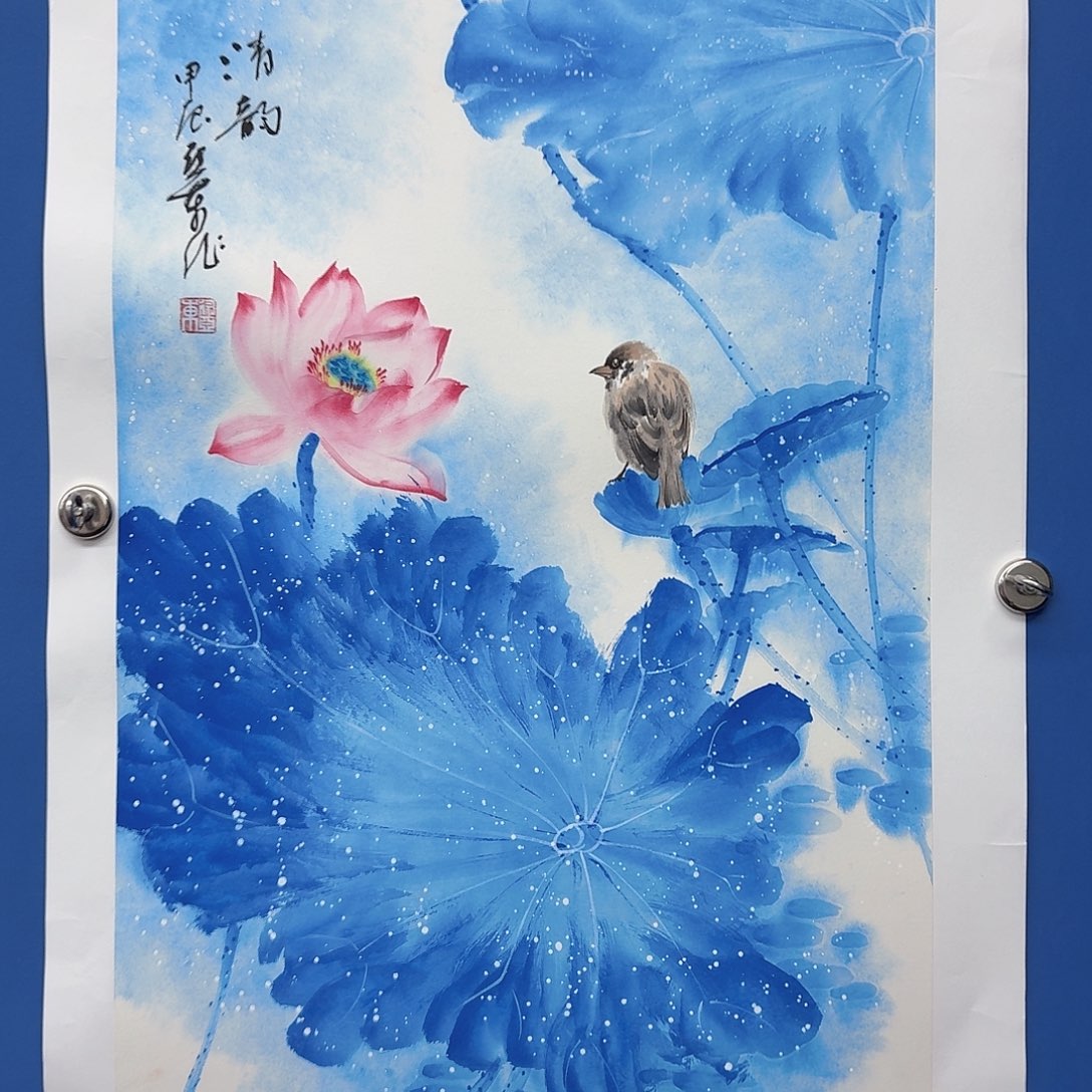 国画多次参加国内外书画