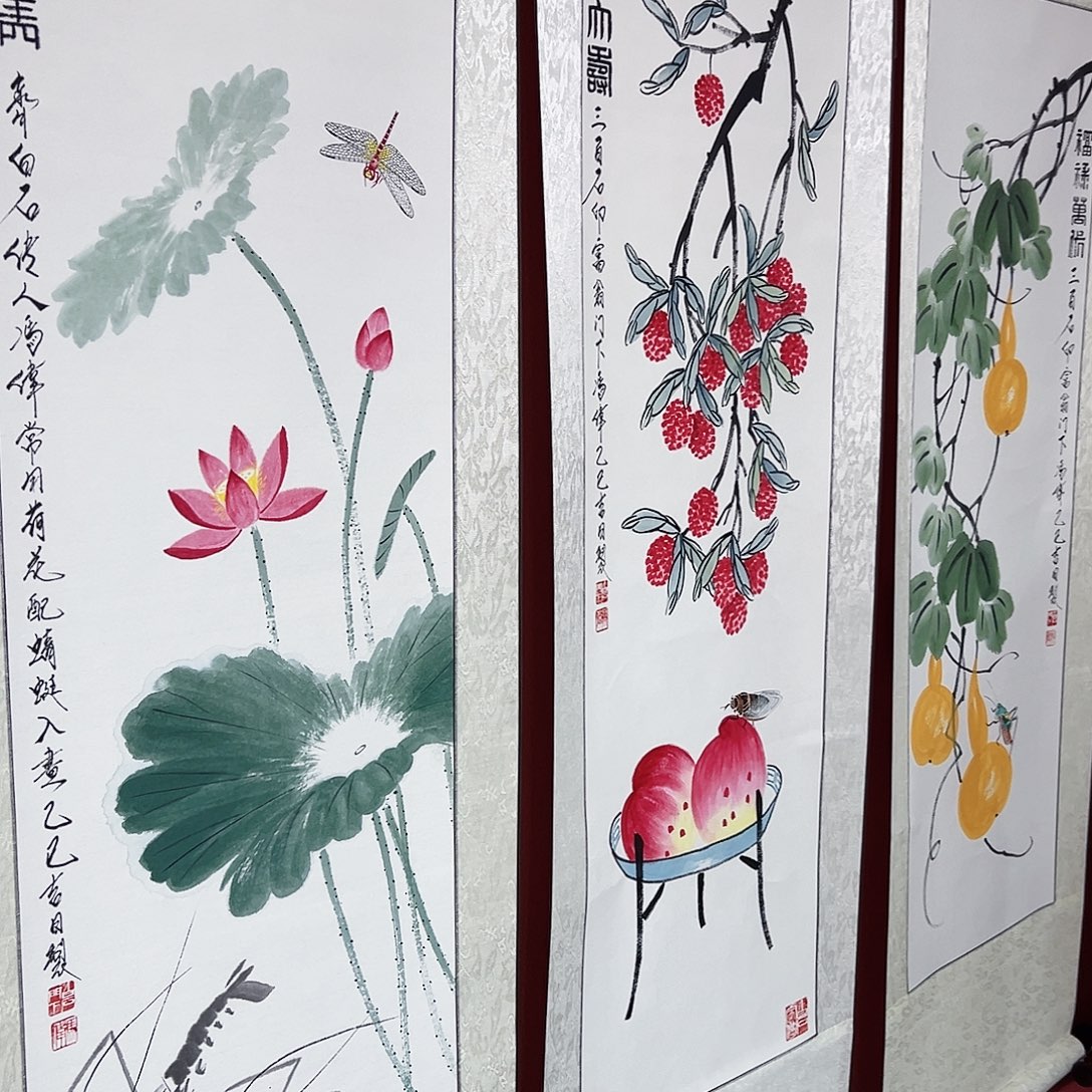 *****国画冯伟老师手绘国画作品慧