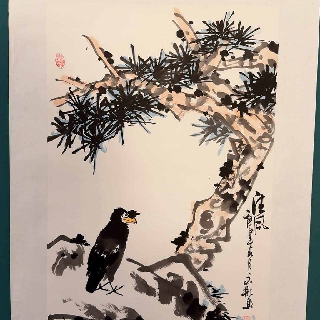 国画溥老师的作品