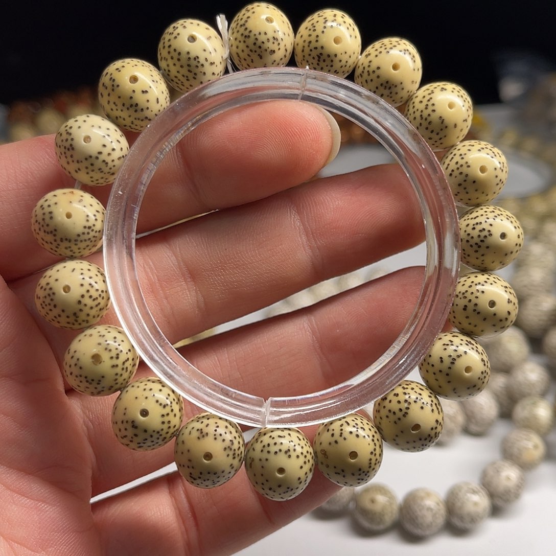 星月菩提吊坠13/12正月苹果圆月留白