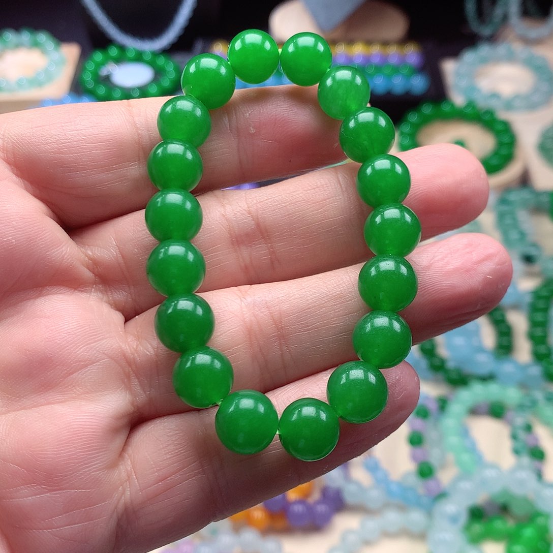 一***5卡10圆珠手串项链男女款