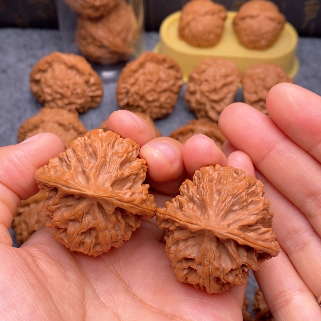 文玩核桃把件原桩苹果园41尺