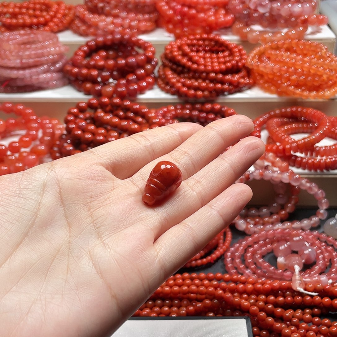 南红玛瑙未镶嵌手链13➕