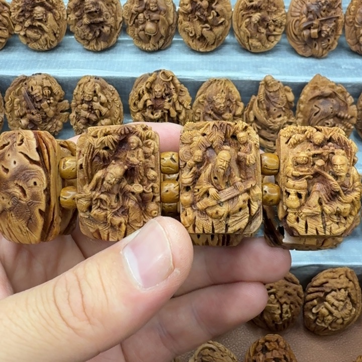 桃核手串桃核材质