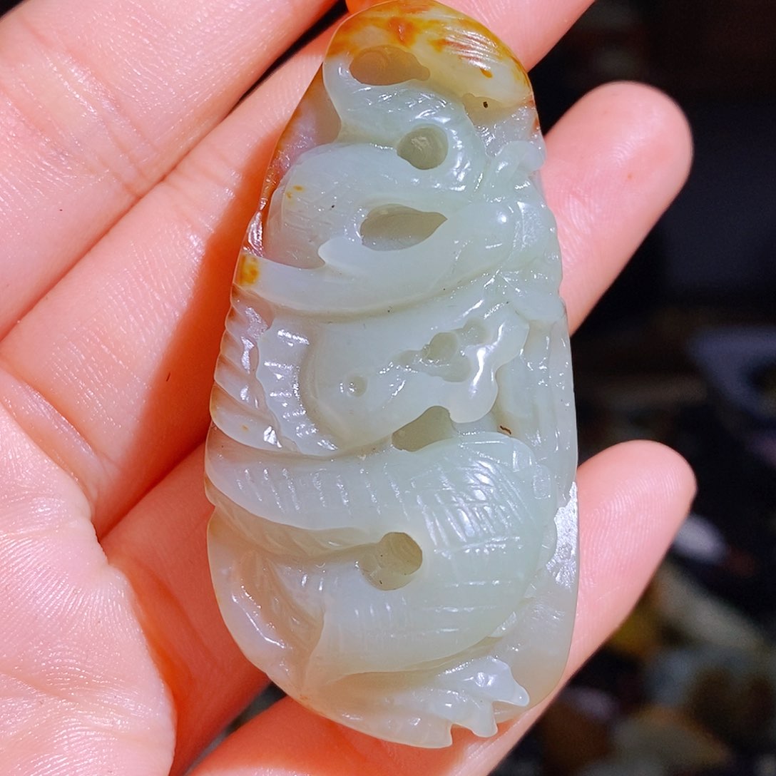 和田玉颈饰未镶嵌