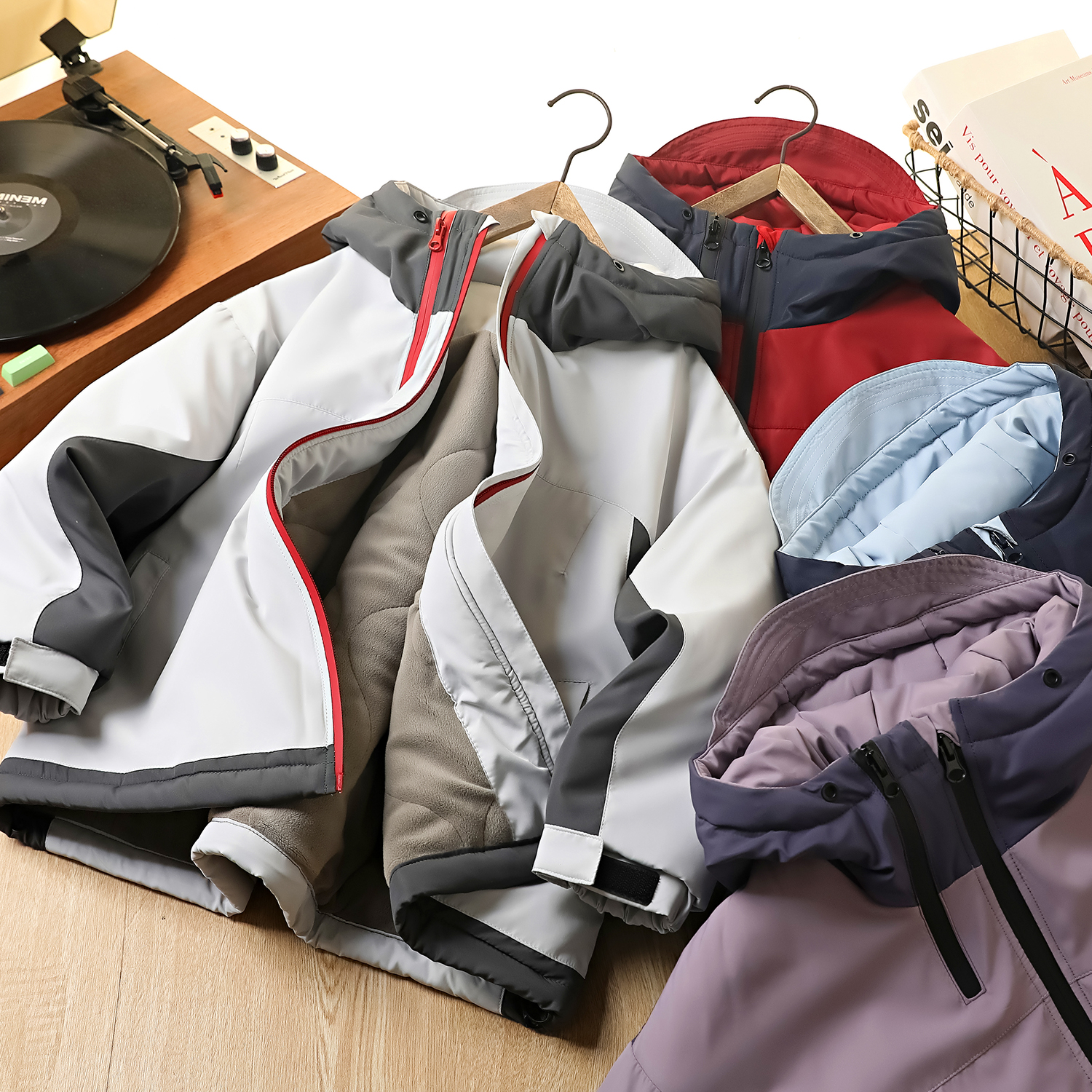 撸猫绒夹棉外套冬季新款男童加绒加厚上衣中大童绗棉拉链棉服6868