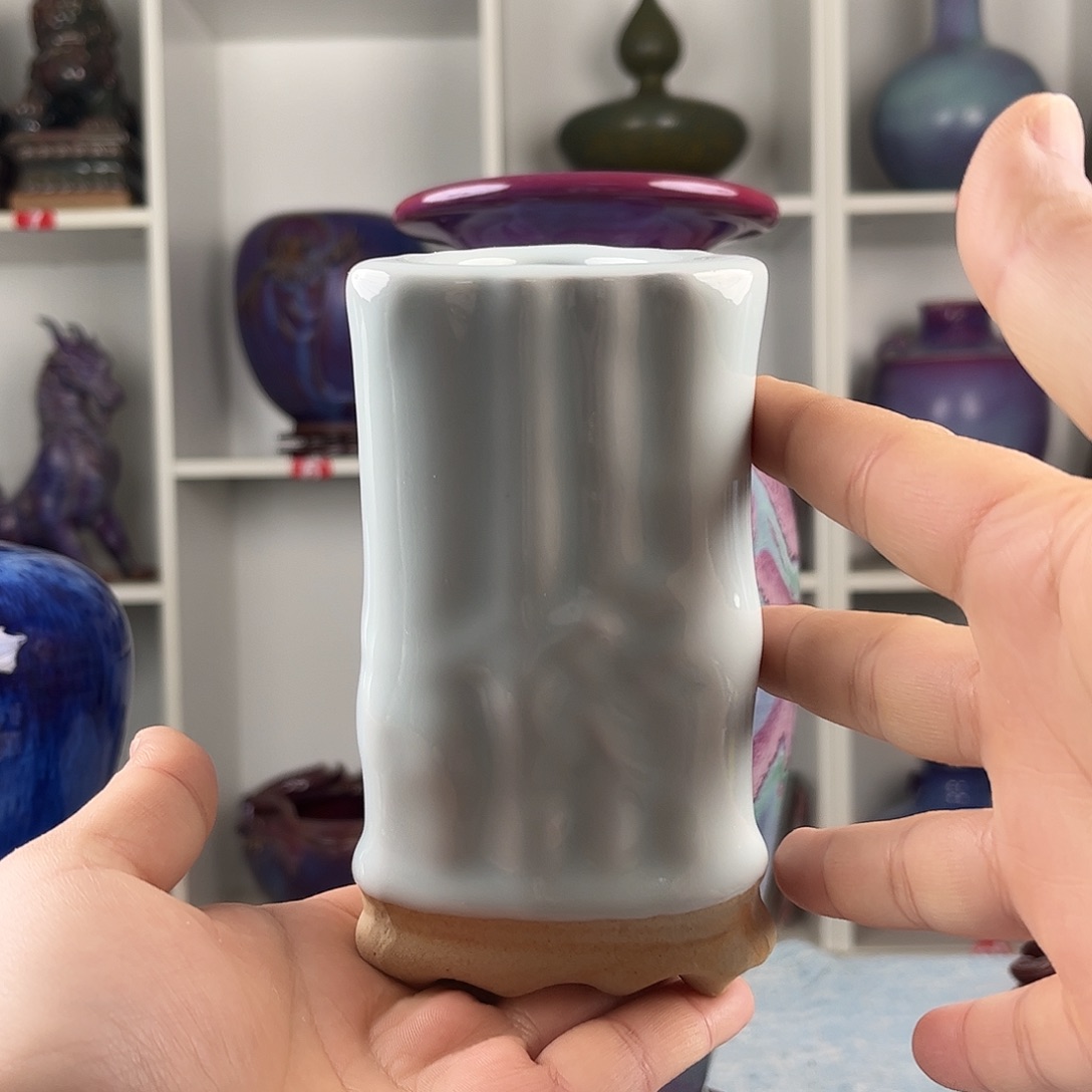 瓷片摆件……笔筒……