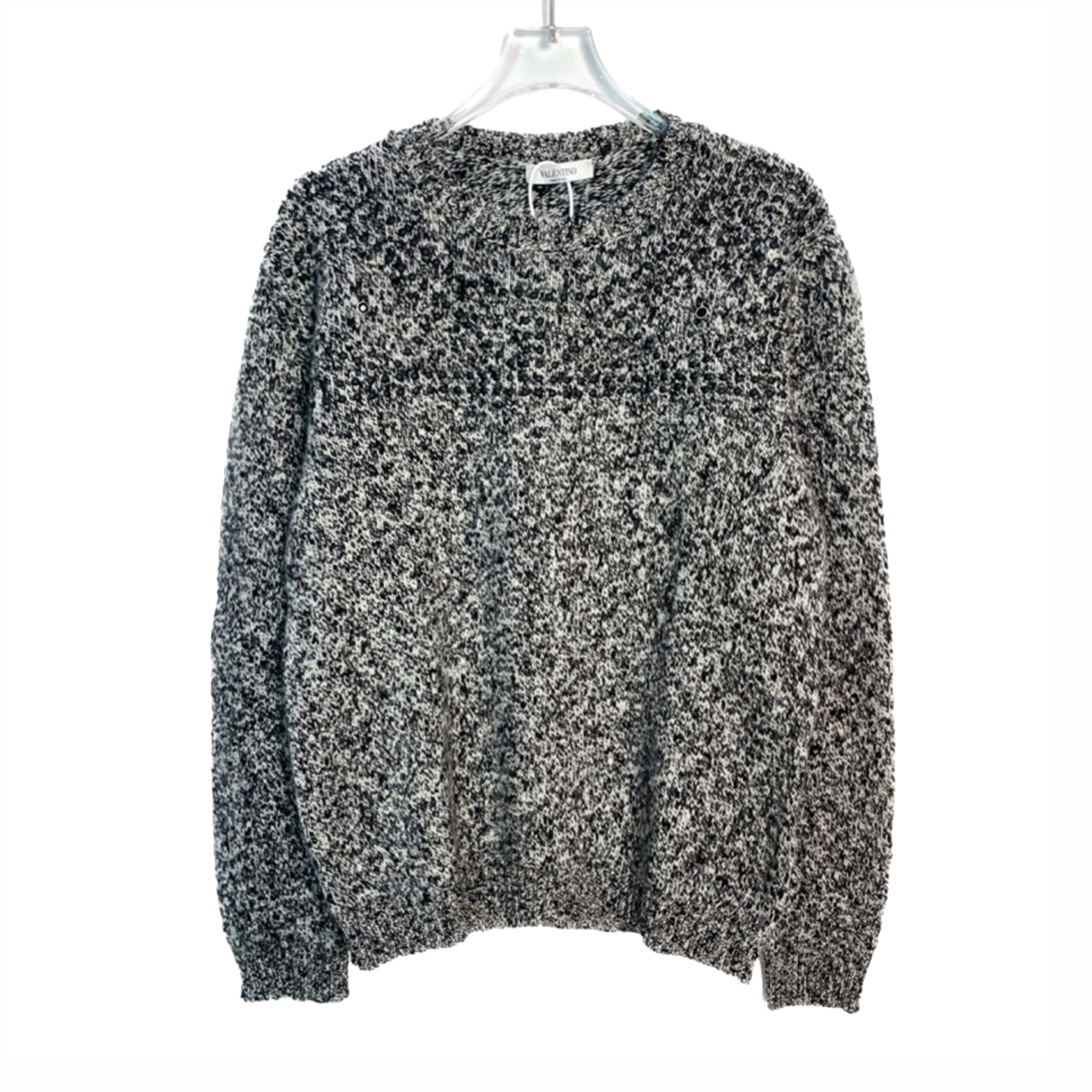 95新 Valentino/华伦天奴 圆领长袖针织衫毛衣 S码 H0678 95新 CS