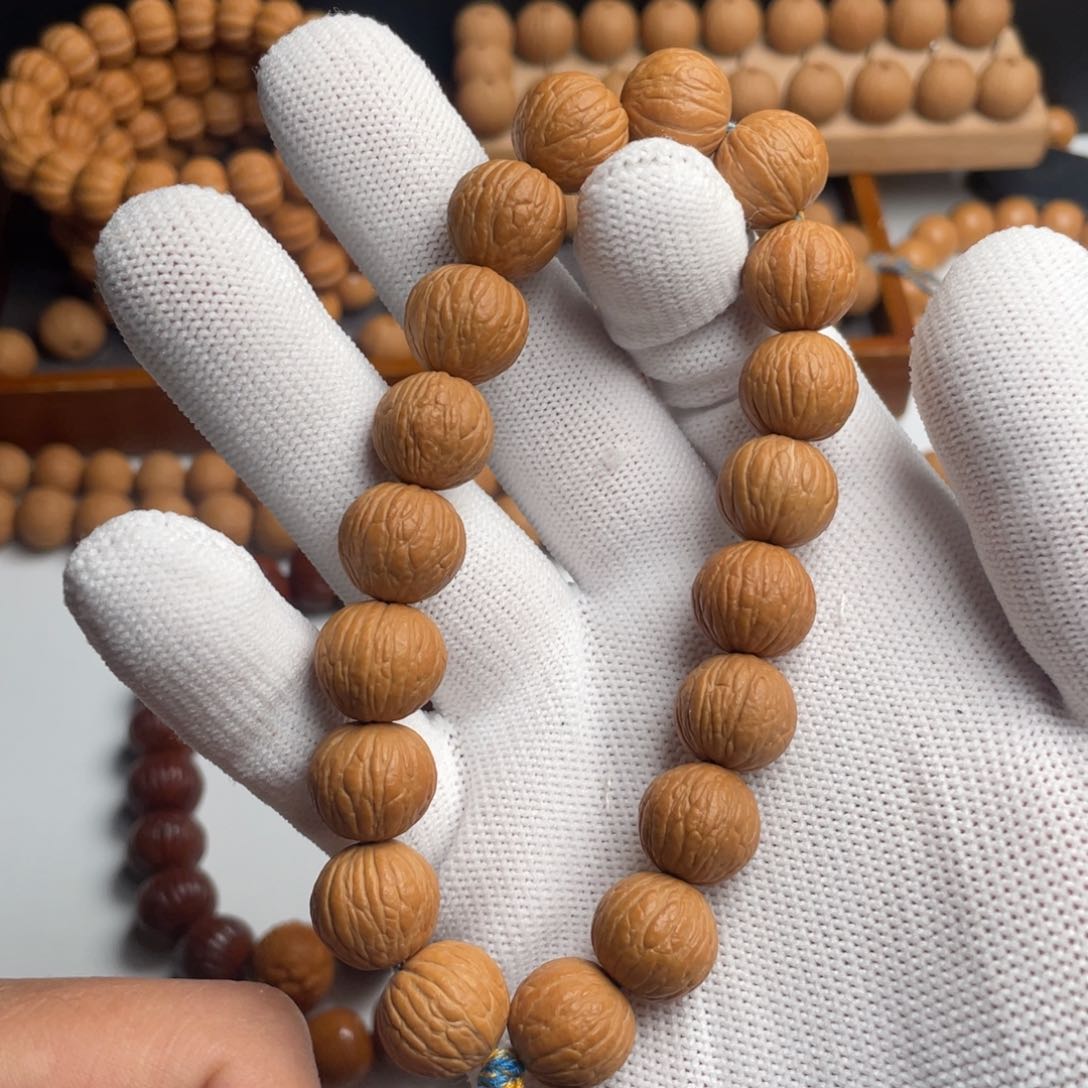 猴头核桃手串纯天然无修凤羽猴头核桃