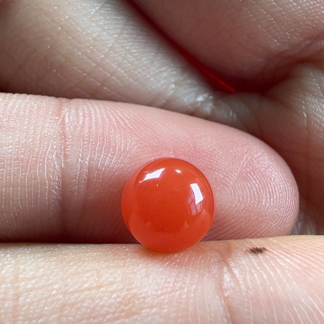 南红玛瑙圆珠7.5未镶嵌