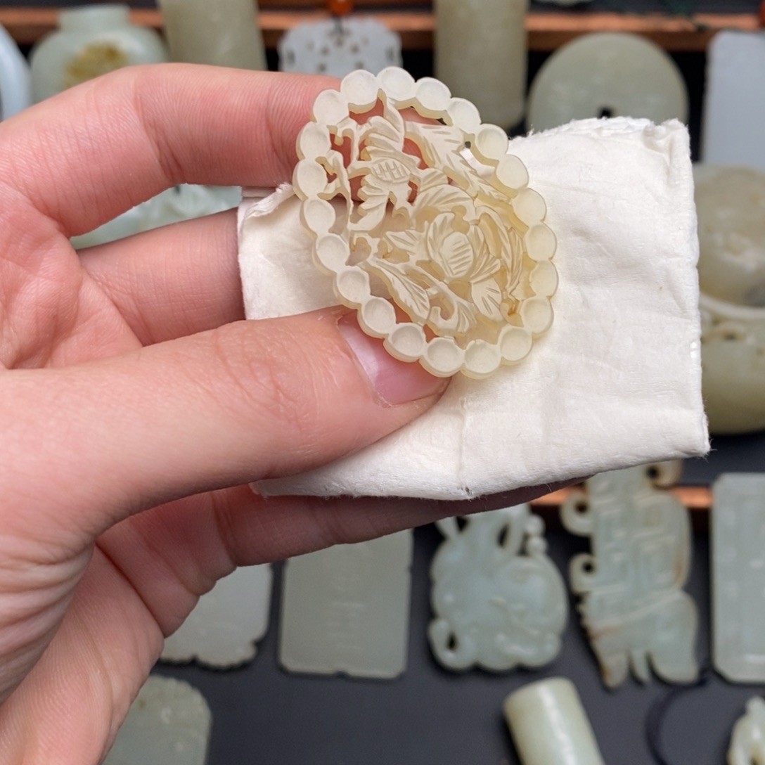 和田玉挂件未镶嵌林****