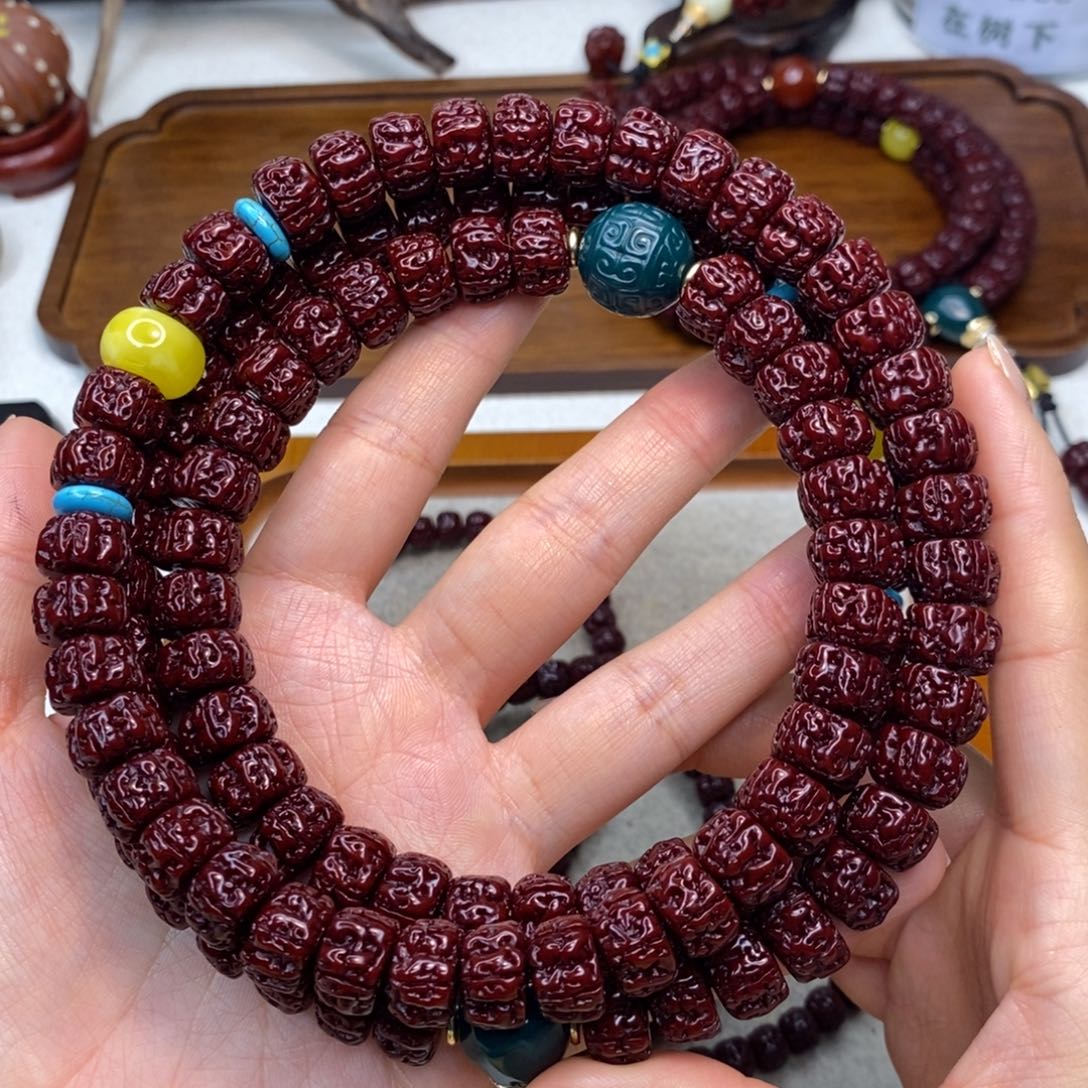 金刚菩提吊坠盘龙108 12