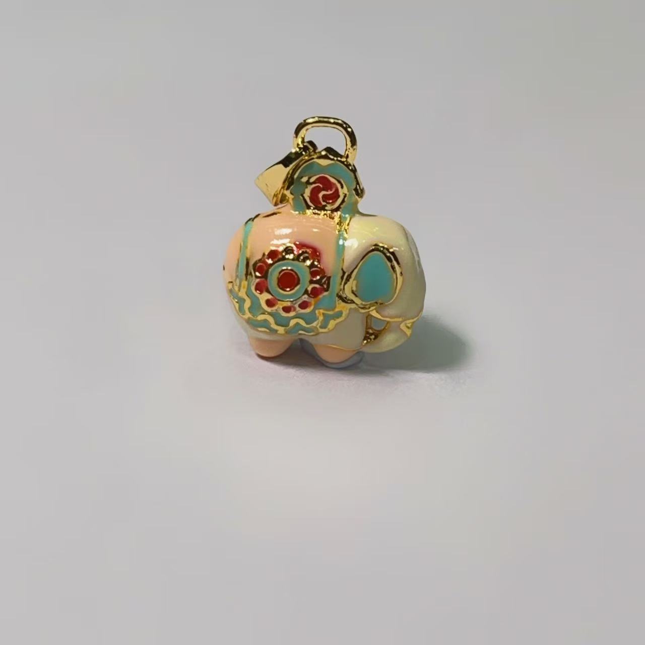 Y-6229  时尚珐琅彩万象大吉吊坠 + 专柜礼盒