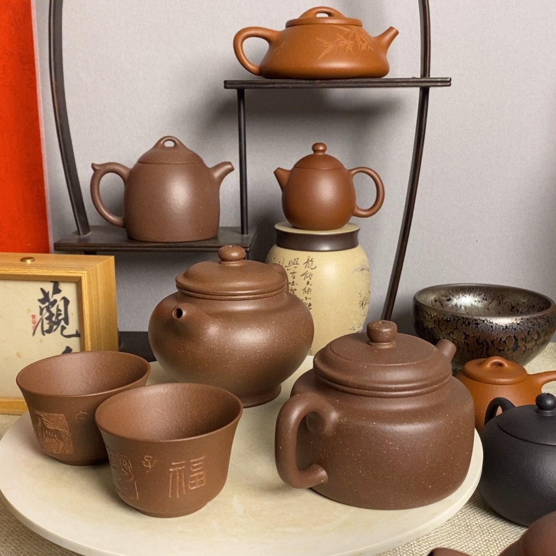 紫砂茶壶漂**风宜兴紫砂艺术
