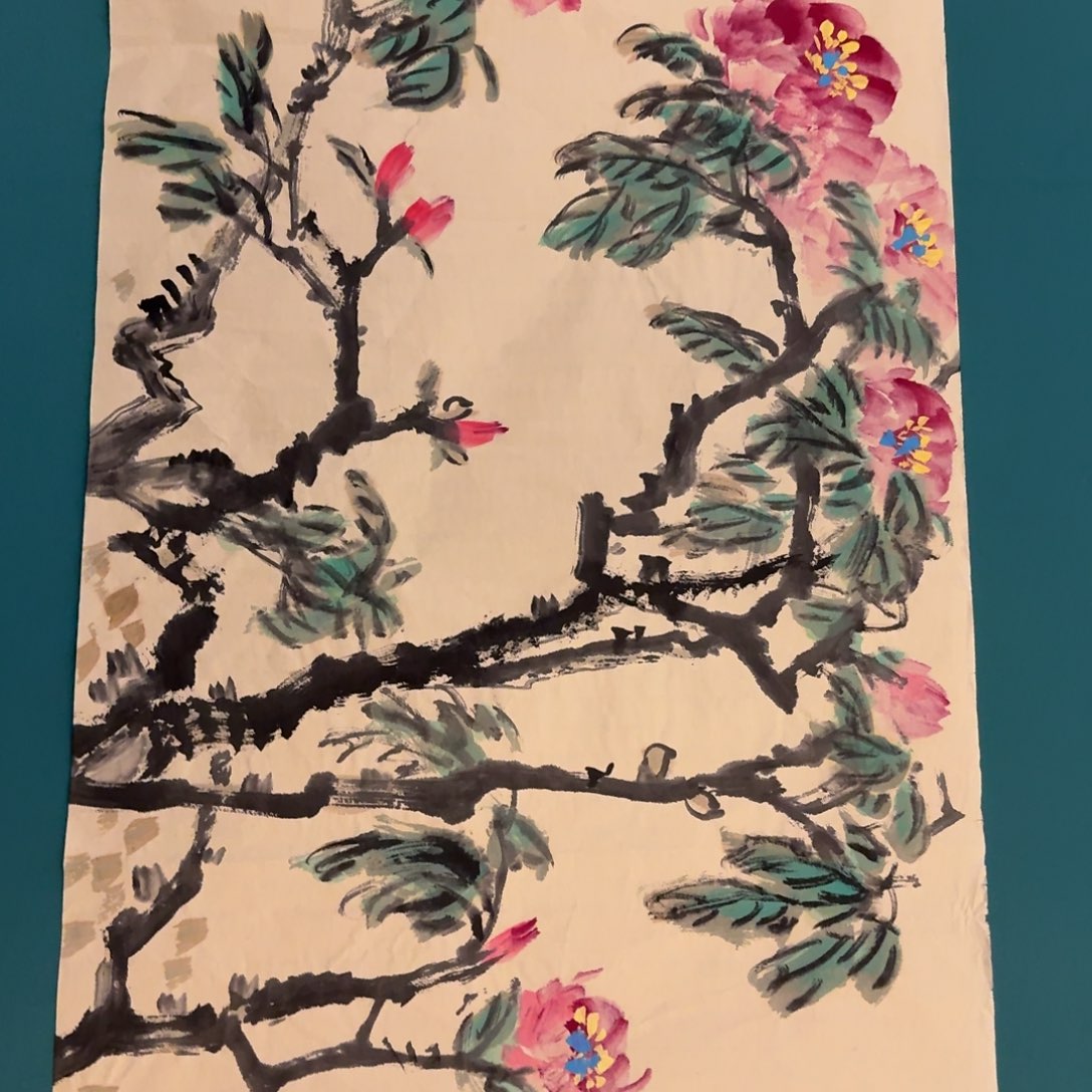 国画董老师作品画作