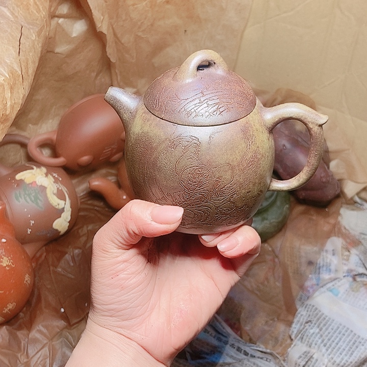 紫砂茶杯宜兴紫砂全手工制作