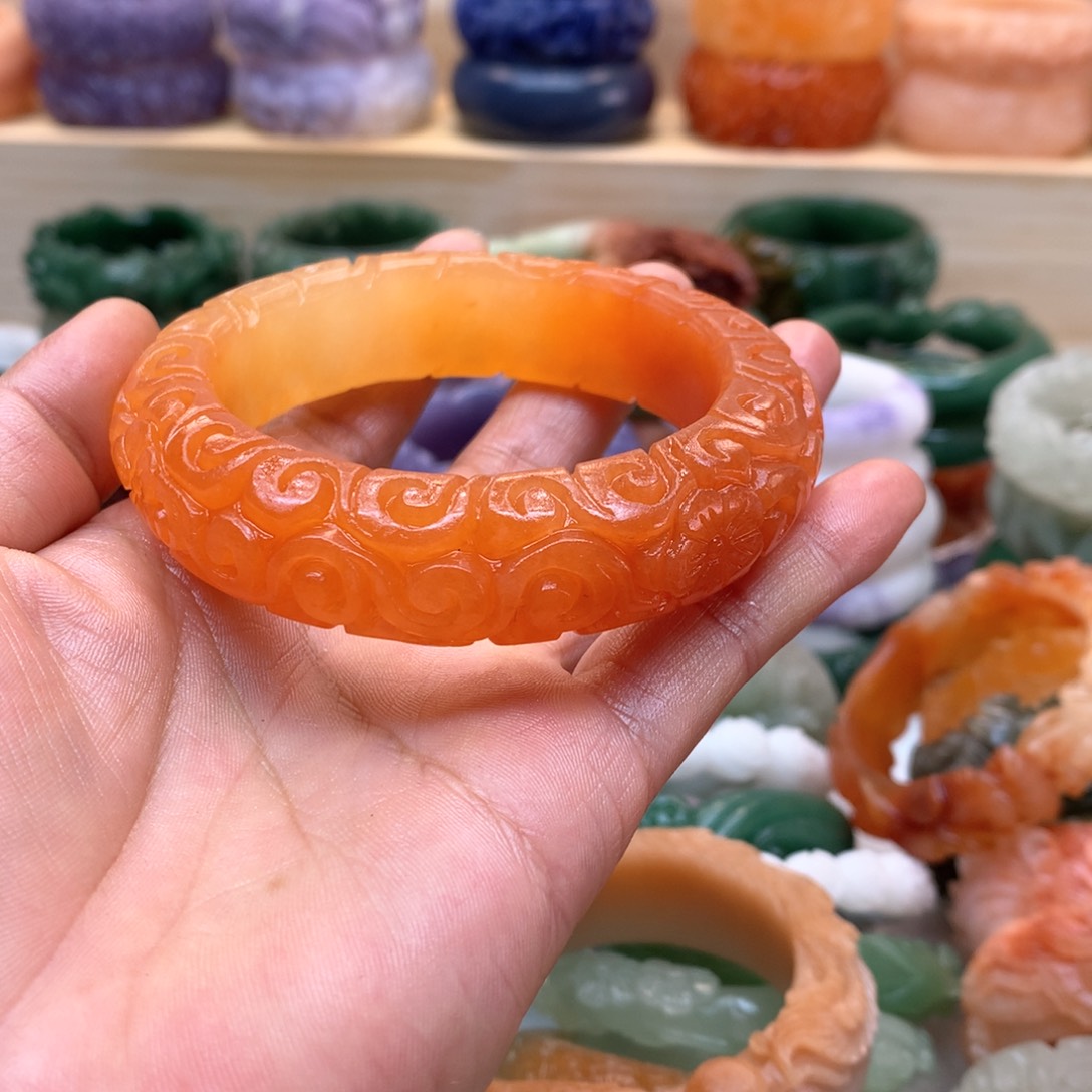 未镶嵌手镯石英质玉增****板