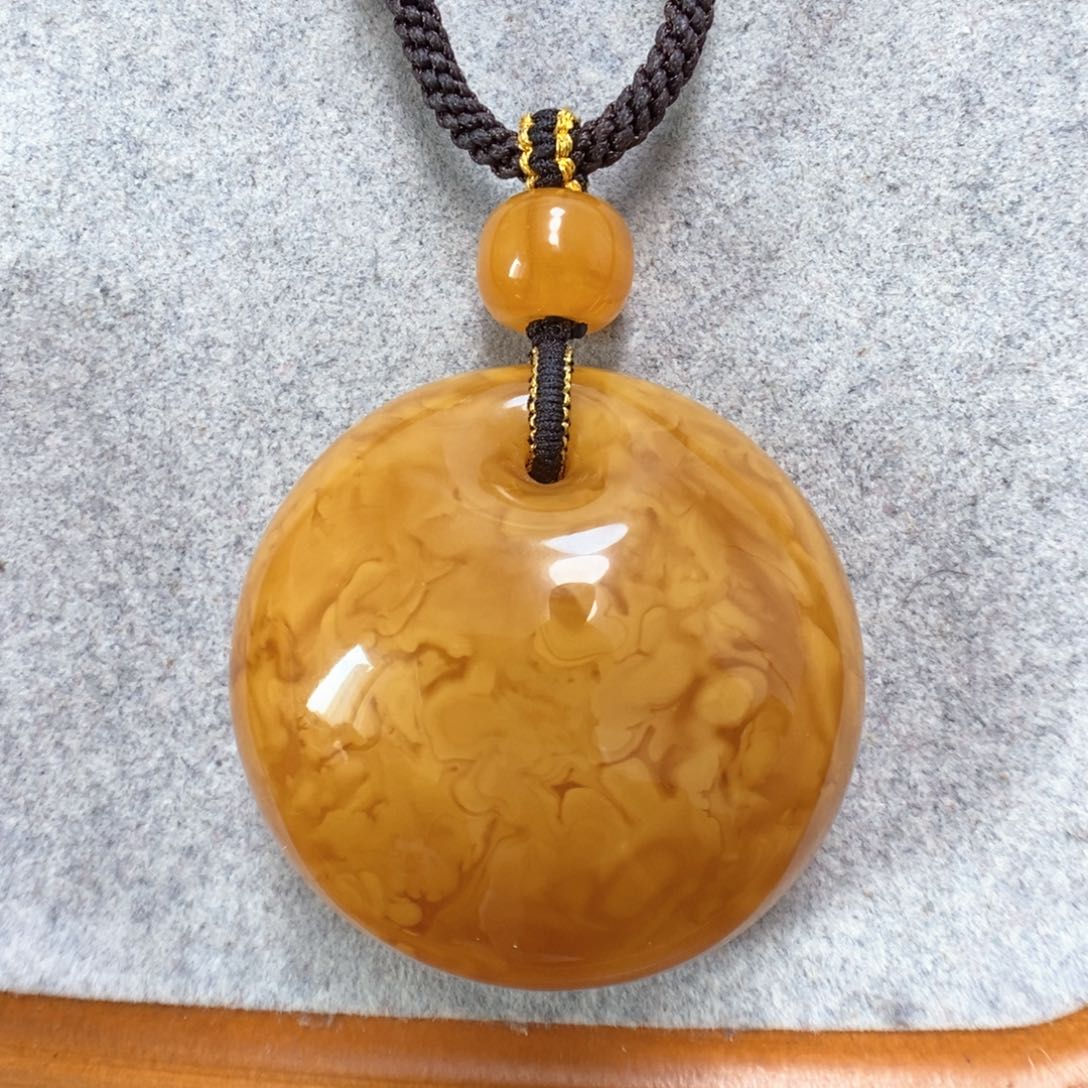 蜜蜡项链未镶嵌蜜蜡吊坠