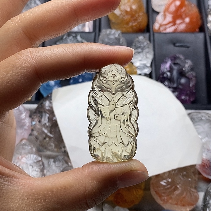 颈饰未镶嵌水晶水晶吊坠