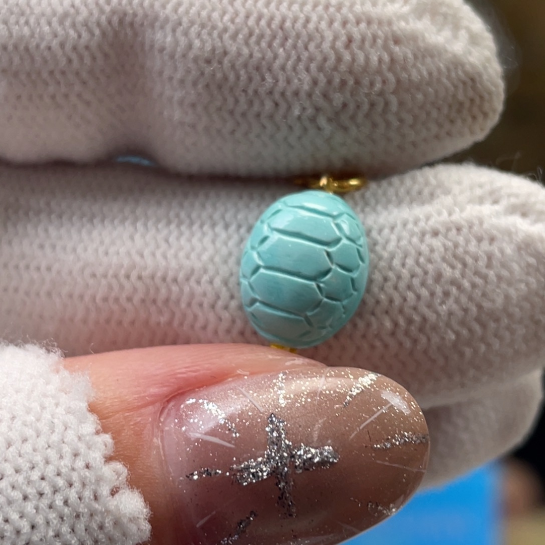 绿松石未镶嵌挂件