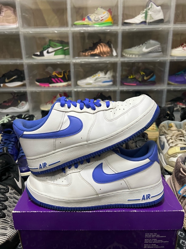 44码/af1白蓝休闲鞋/二手正品9新