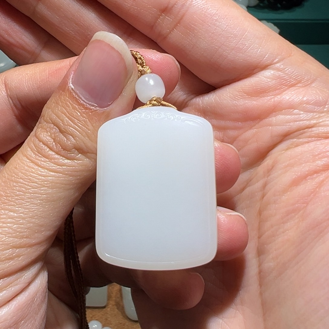 和田玉玉牌未镶嵌