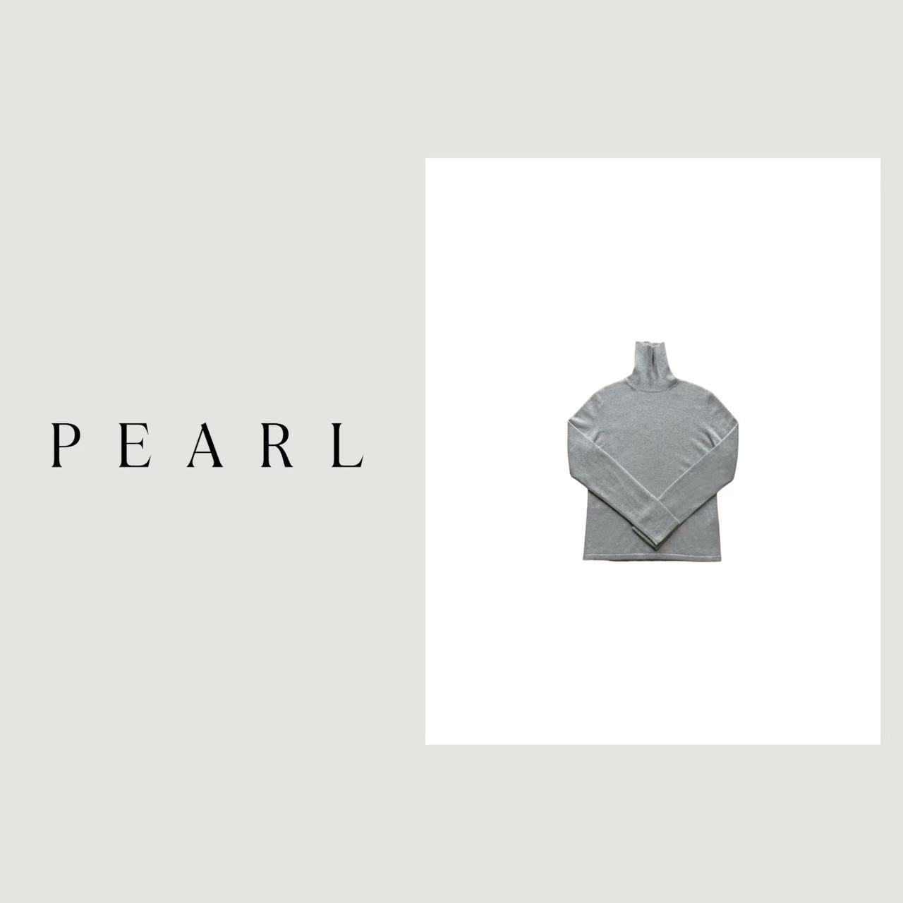 PEARL  羊绒混纺简约高领毛衣