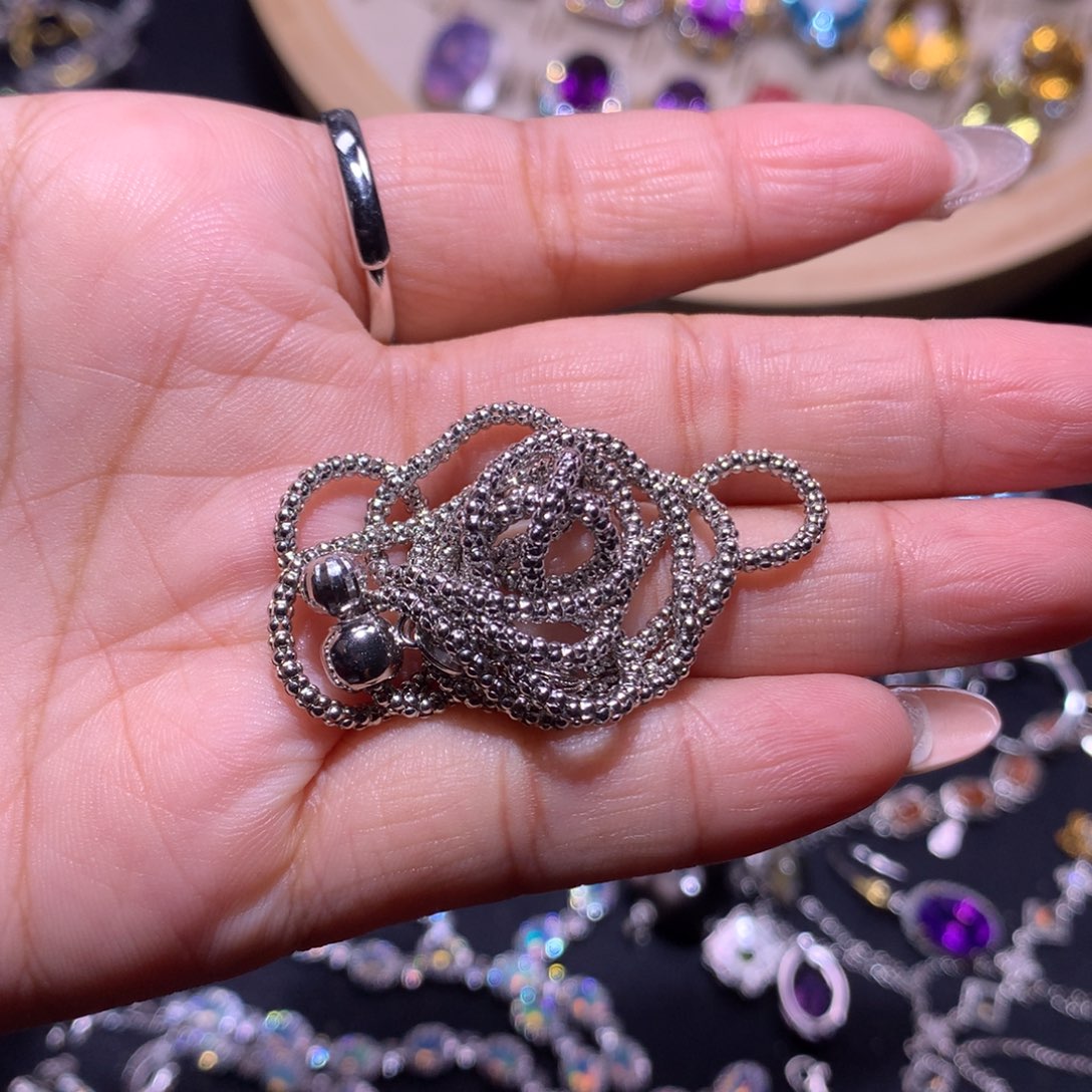 【闪购商品】银S925镶嵌戒指水晶月*海戒指