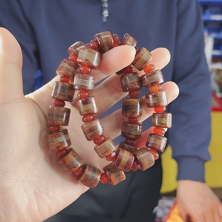 玛瑙手链未镶嵌T80一线药师手串发其一