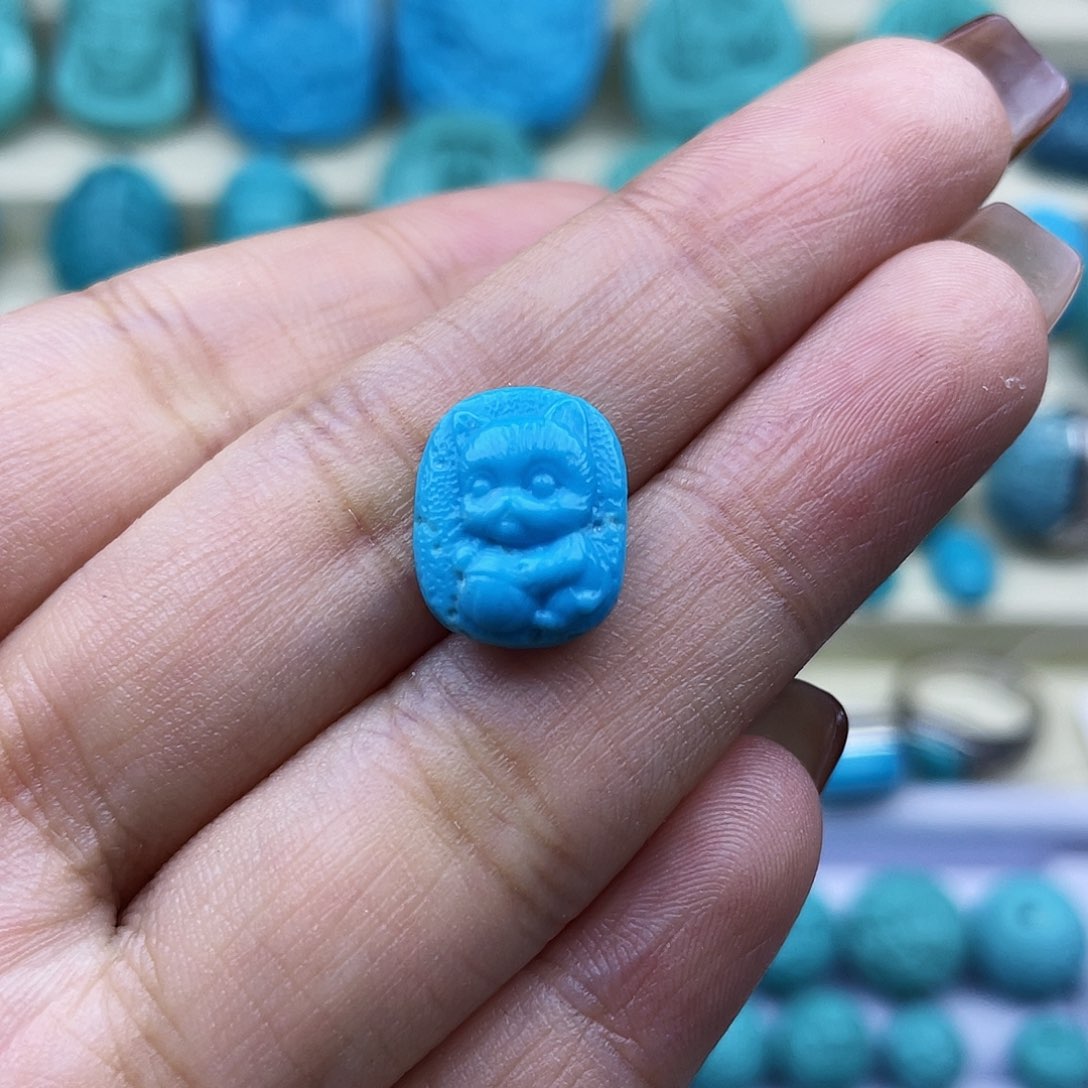 绿松石珠宝奇石未镶嵌