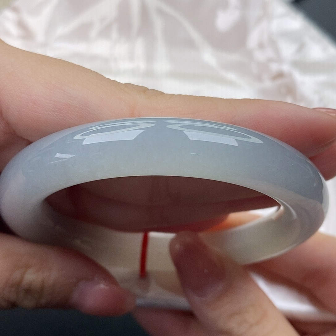 翡翠未镶嵌手镯缅甸天然A货翡翠 54