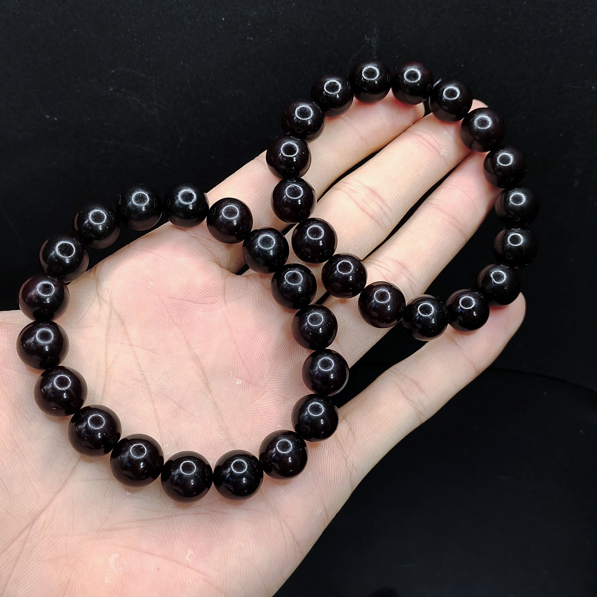 【老三珠宝】琥珀单圈手串M7【多样性发其一】约10mm