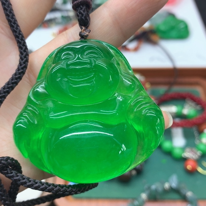 颈饰未镶嵌翡翠吊坠