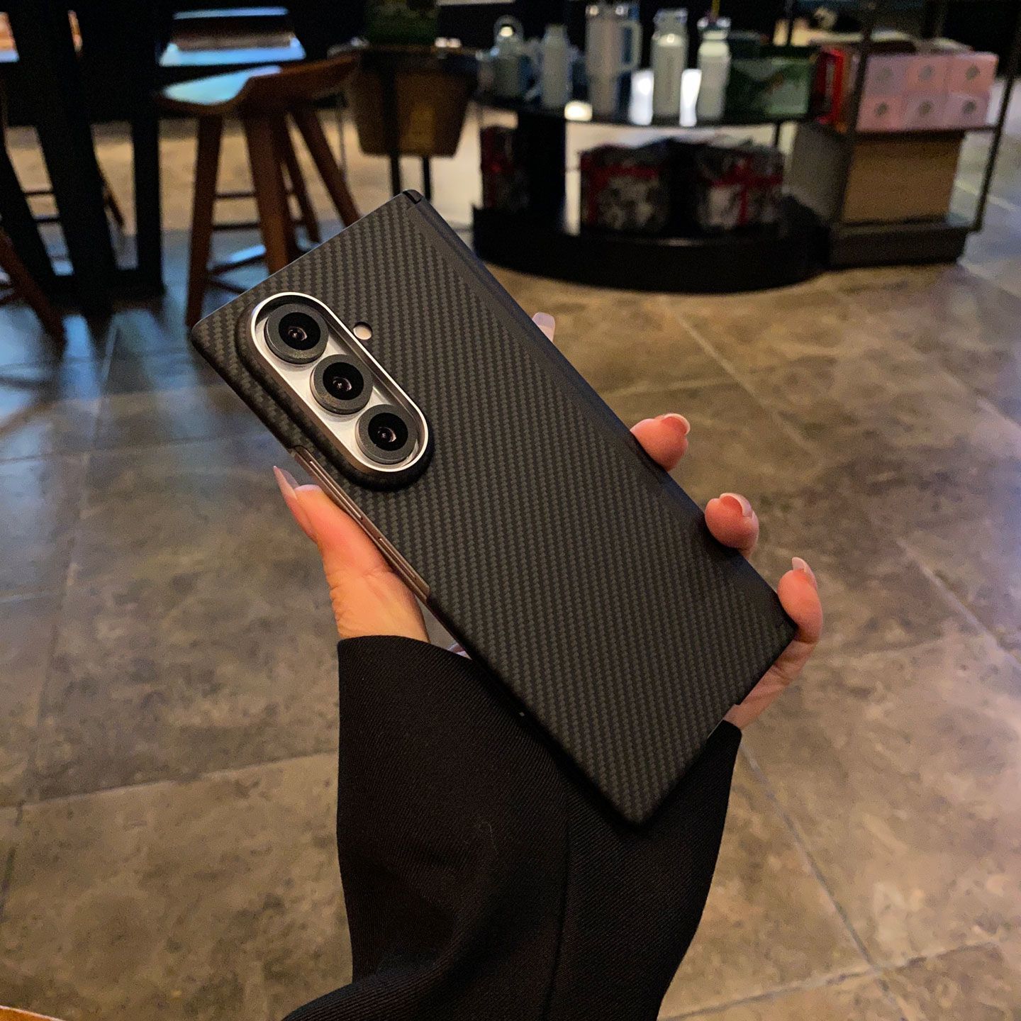适用三星zfold7手机壳磁吸新款凯夫拉1500D纹理fold6中轴全包保护