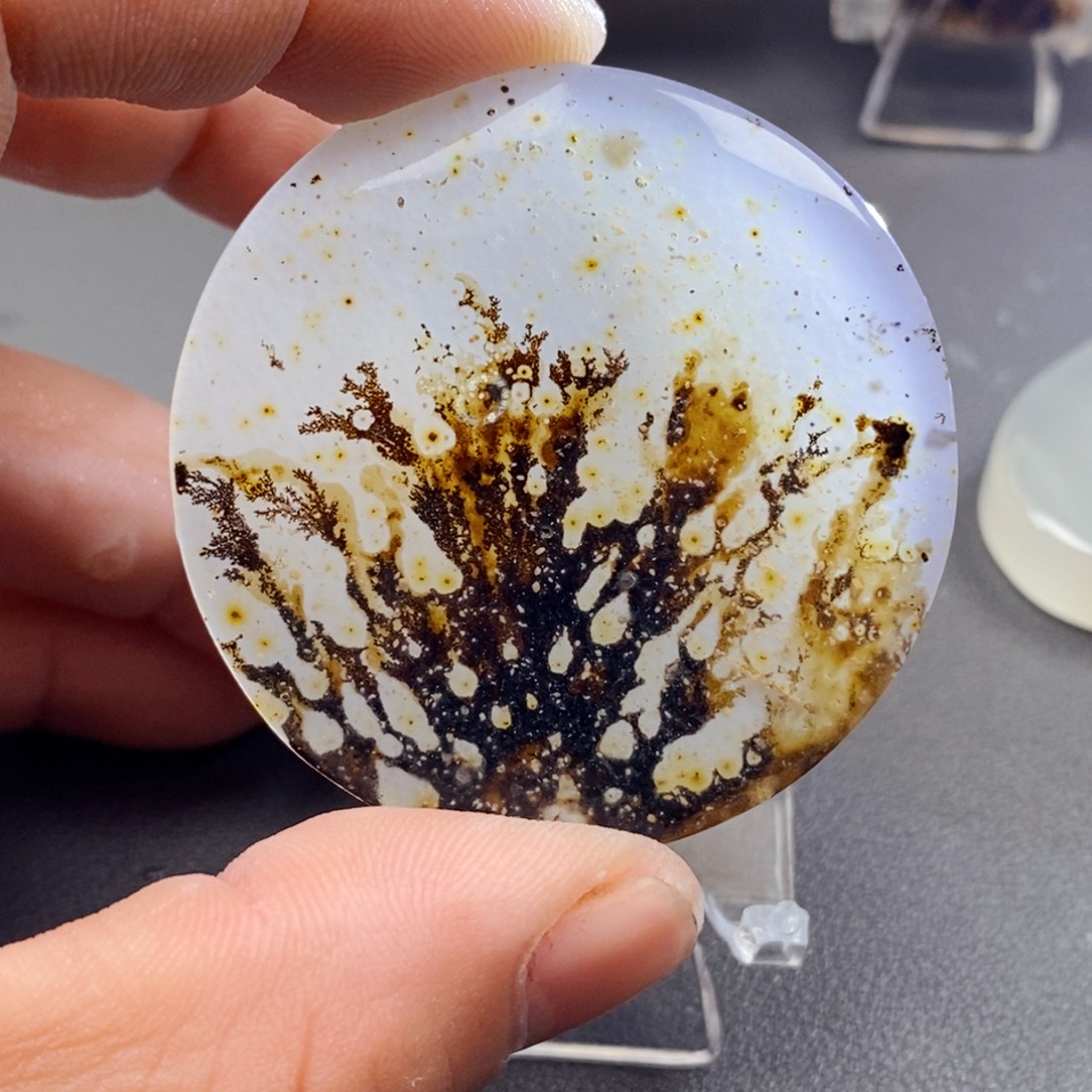 无***菌玛瑙/玉髓未镶嵌颈饰