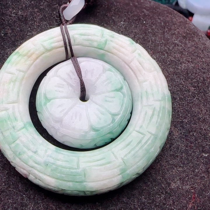 翡翠颈饰未镶嵌天然A货28