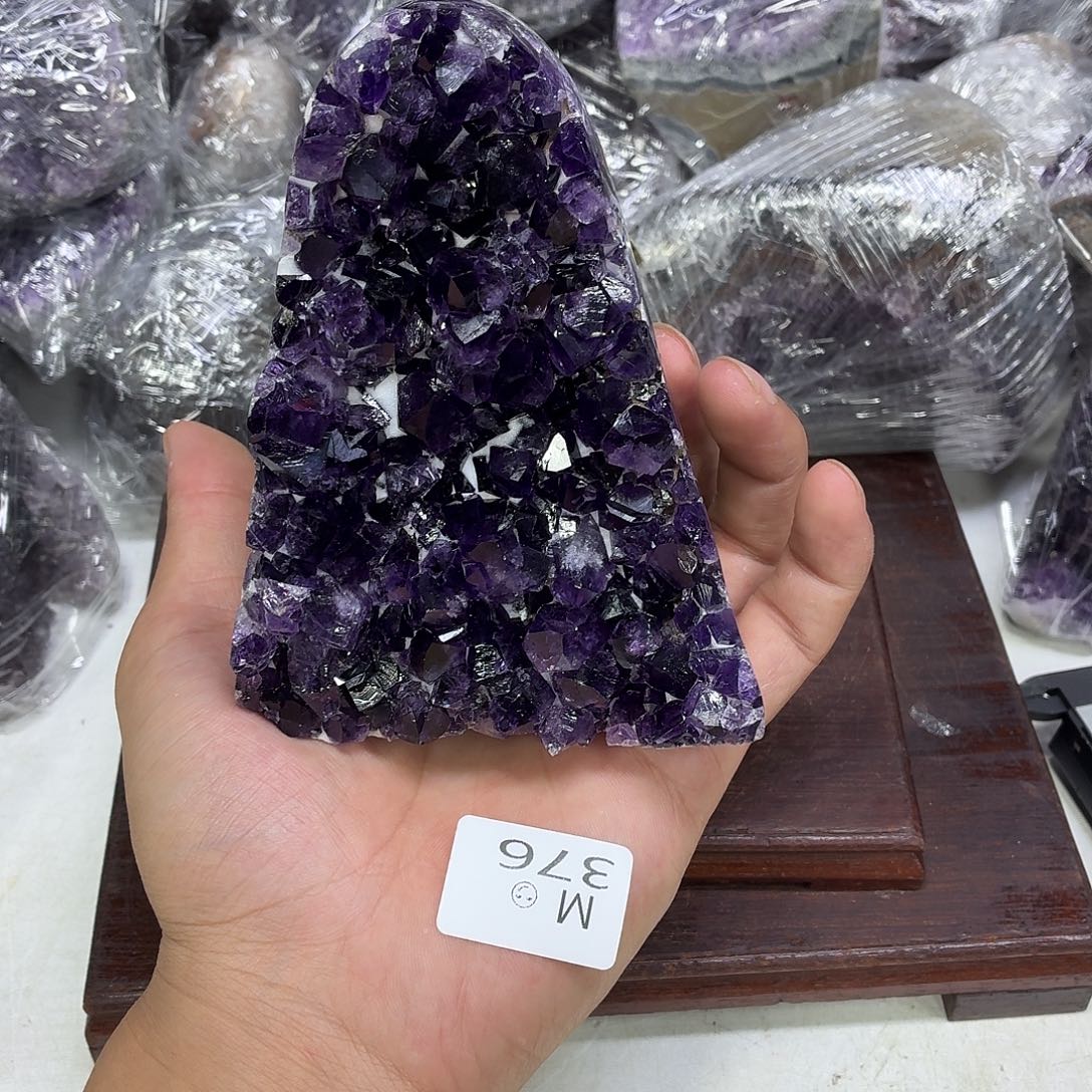 未镶嵌摆件紫晶水晶