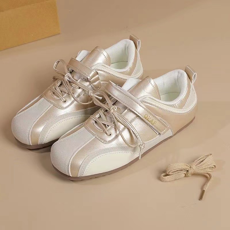 网红高颜值潮流德训2025新款秋季百搭魔术运动休闲鞋休闲阿甘鞋