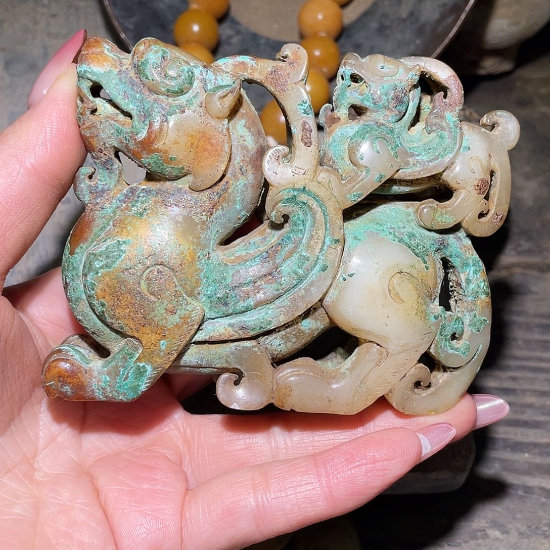 李***壮和田玉（糖玉）未镶嵌挂件
