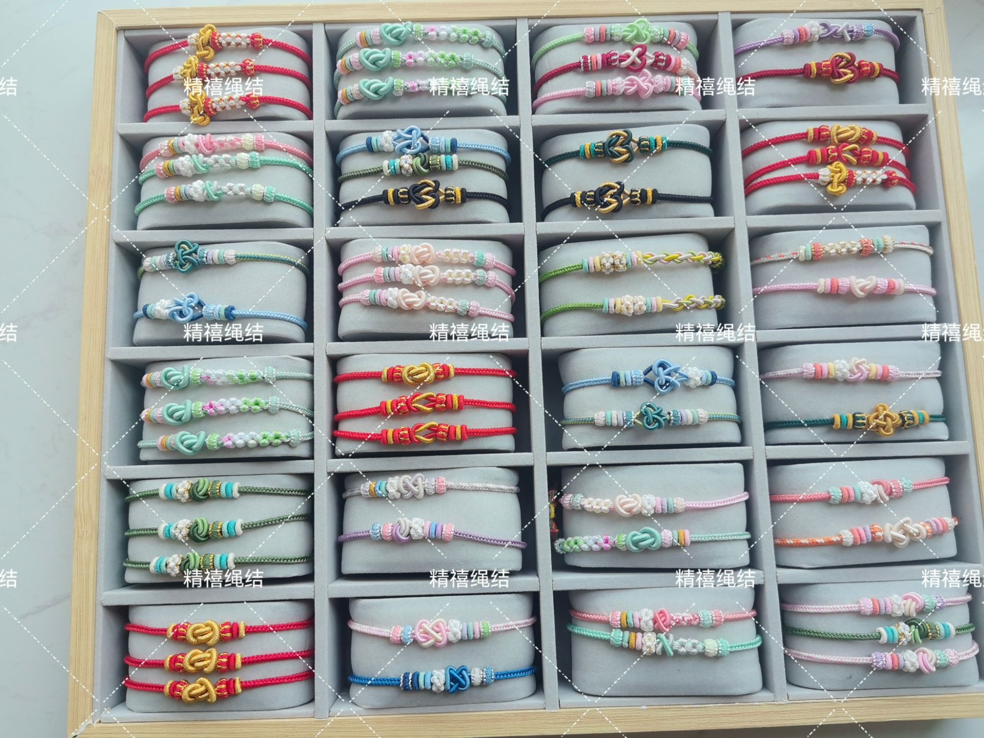 非金属布艺手链 手工绳批发