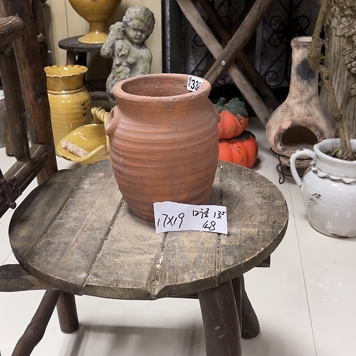 330出口粗陶复古罐